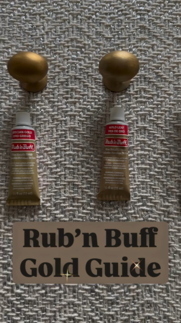If you’ve ever wondered which Rub ‘n Buff brass to grab… this is for you.

A couple years ago I tested every brass tone on the same knob so I could see the difference side-by-side, and I always come back to this video. 

Some are warm and vintage. Some lean antique and moody. Some are bright and almost polished.

A quick tip: the undertone matters more than you think when you’re pairing with wood, paint colors, or existing fixtures. My favorite combo is starting with a black base and topping with a combo of European Gold + Gold Leaf (yes you can mix them!). It gives a more patina look with the dark base. 

Save this before your next hardware refresh — it’ll save you a second trip to the store.



#diy #brass #crafting #guide #rubnbuff