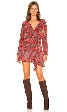 Free People Teegan Mini Dress in Peach Combo from Revolve.com | Revolve Clothing (Global)