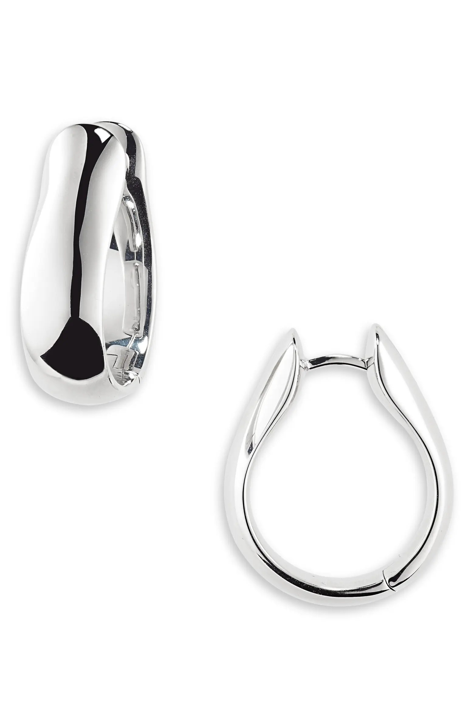 Tom Wood Large Oyster Hoop Earrings | Nordstrom | Nordstrom