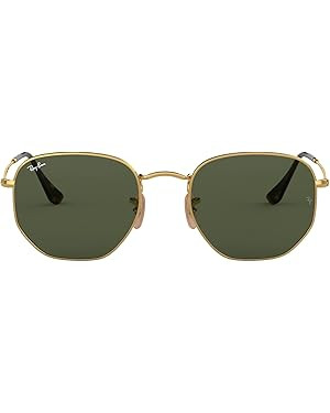 Ray-Ban RB3548N Hexagonal Flat Lens Sunglasses | Amazon (US)