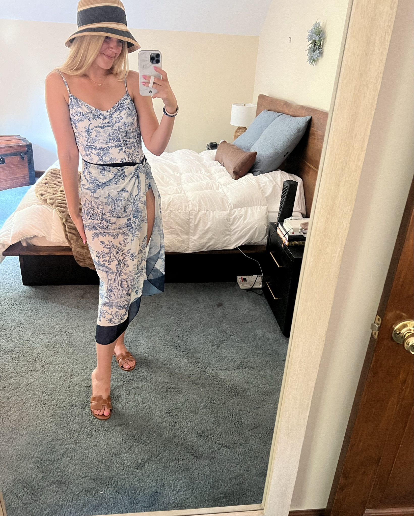 Amazon high quality swimsuit set that looks designer! Loving the blue and white and that it comes with a matching sarong! It says $14 for the price but they get you with $13 shipping! Still- $30 for a bathing suit is a great deal! 

#amazon #swimsuit

#LTKSwim #LTKSummerSales #LTKFindsUnder50