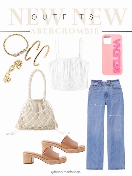 Summer outfit 
Outfit ideas 
Jeans 
Abercrombie
Purse 
Crossbody bag 
Beach essentials 
Beach bags 
Tank top 
Crop top 
Date night 
Sandals 
Heels 
Wedges 
Jewelry 
Bracelets 
Gold jewelry 
Neutral outfit 

#LTKstyletip #LTKunder100 #LTKunder50 #LTKhome #LTKfamily #LTKcurves #LTKbeauty

#LTKFind #LTKSeasonal #LTKGiftGuide
