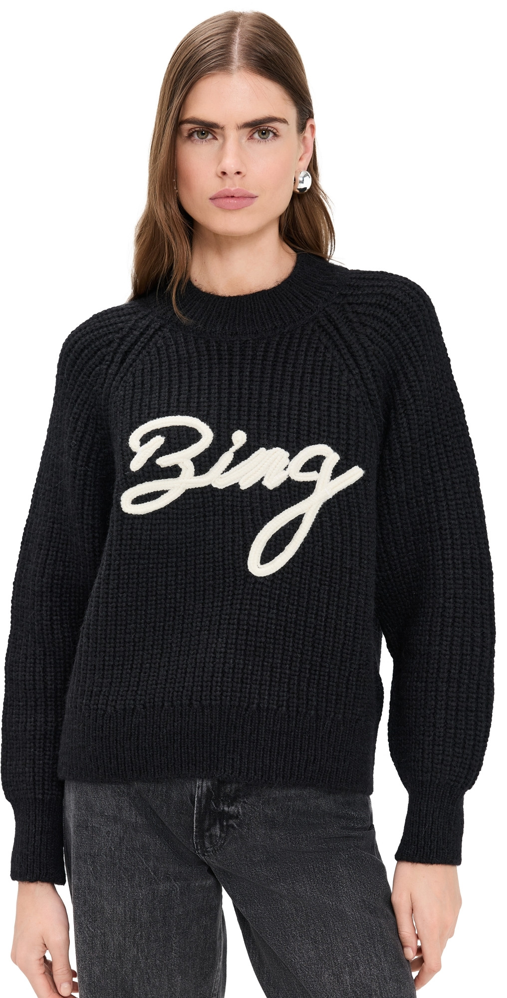 ANINE BING Bing Kendrick Sweater Black XS | Shopbop