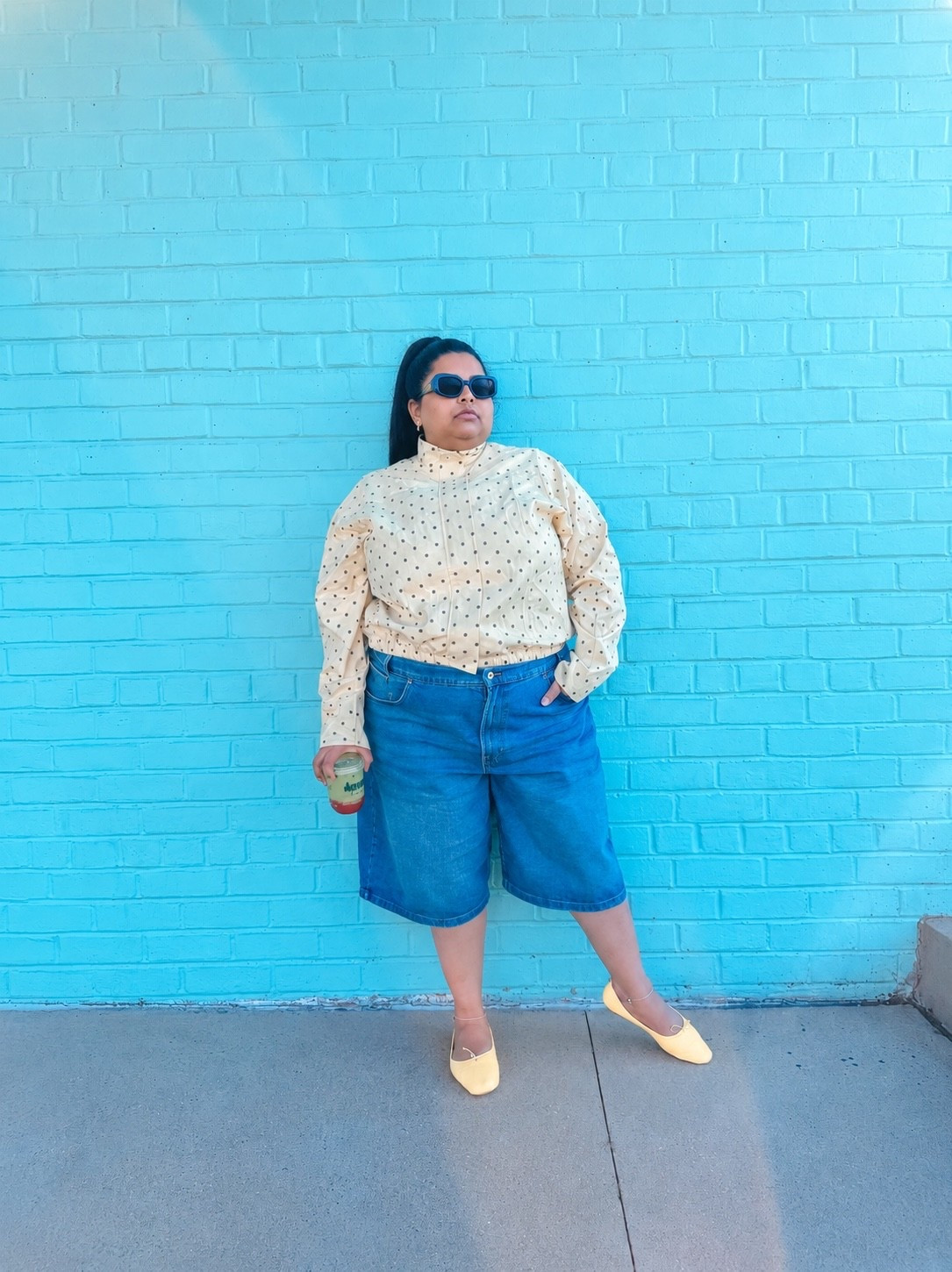 Butter yellow goodness in this @boohoo funnel neck @ASOS jorts

#LTKPlusSize #LTKgrwm #LTKBeauty