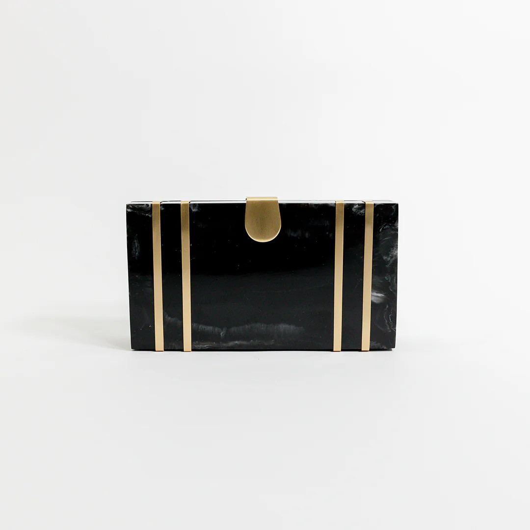 Onyx Opulent Clutch | Auvré Lifestyle