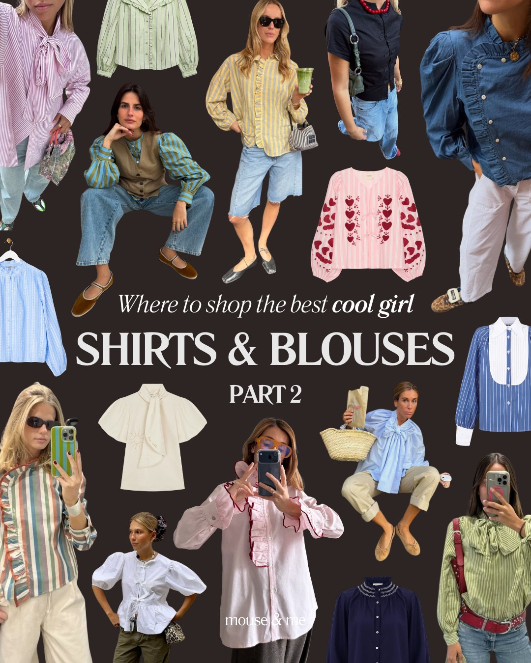 Not your average shirts… part 2 🎀

We’re talkin frills, bows, exaggerated cuffs, embroidered details & more 🪡 

Comment LINKS to receive a DM with the direct link to shop the edit 👇

📷 Photo credits @ritamontezuma @claudiaparrast @paulaserrar @josefienweyns

#shirts #blouses #coolgirl #wheretoshop #prettytops

#LTKuk