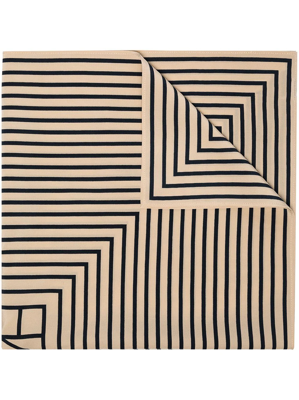 geometric monogram print silk scarf | Farfetch Global