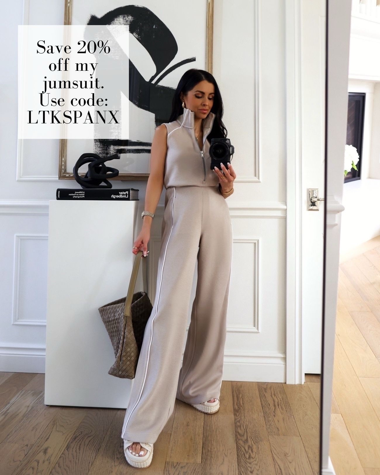 LTK Spring Sale! You can save 20% OFF the comfiest jumpsuit from Spanx. It’s one of my favorite pieces for looking polished while still being incredibly comfortable. I love this casual chic look for travel days or relaxed weekends when you still want to feel put together.

miamiamine LTK spring sale Spanx jumpsuit comfortable travel outfit casual chic weekend style Amazon braided bag Steve Madden slides elevated loungewear effortless everyday outfit

#LTKSpringSale #LTKspringtrends #LTKActive