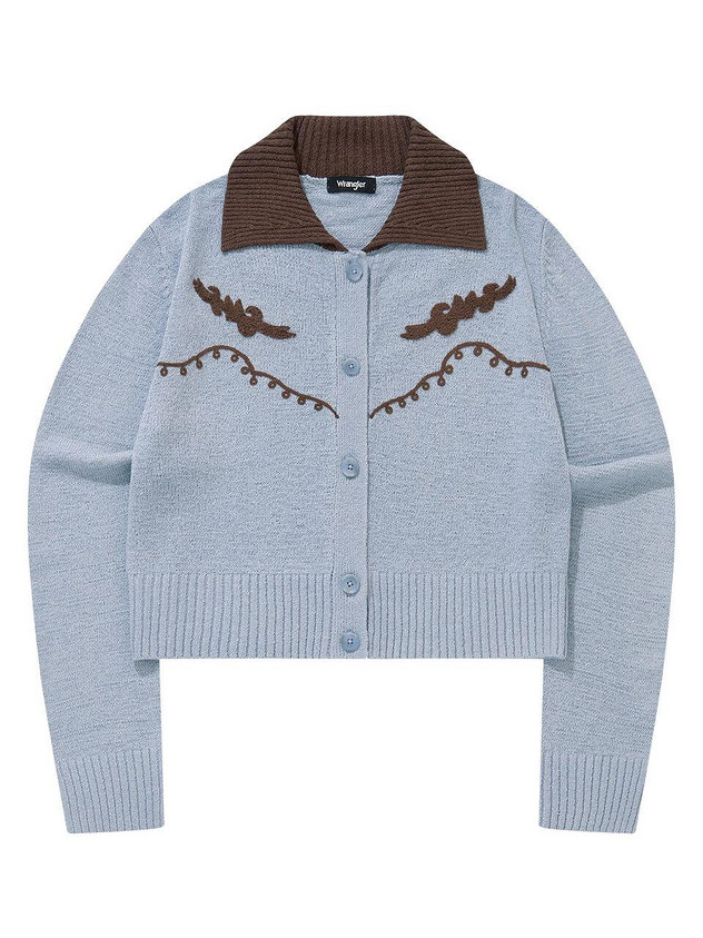 Standard Western Button Cardigan_Brown | W Concept (US)