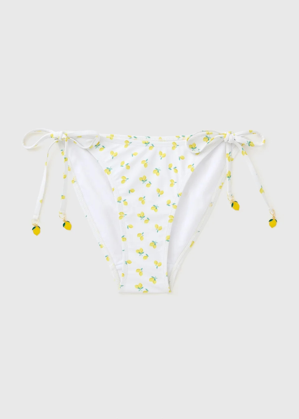 White Lemon Triangle Bikini Bottoms | Matalan (UK)
