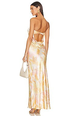 BEC&BRIDGE Indi Strapless Maxi in Floral Haze from Revolve.com | Revolve Clothing (Global)