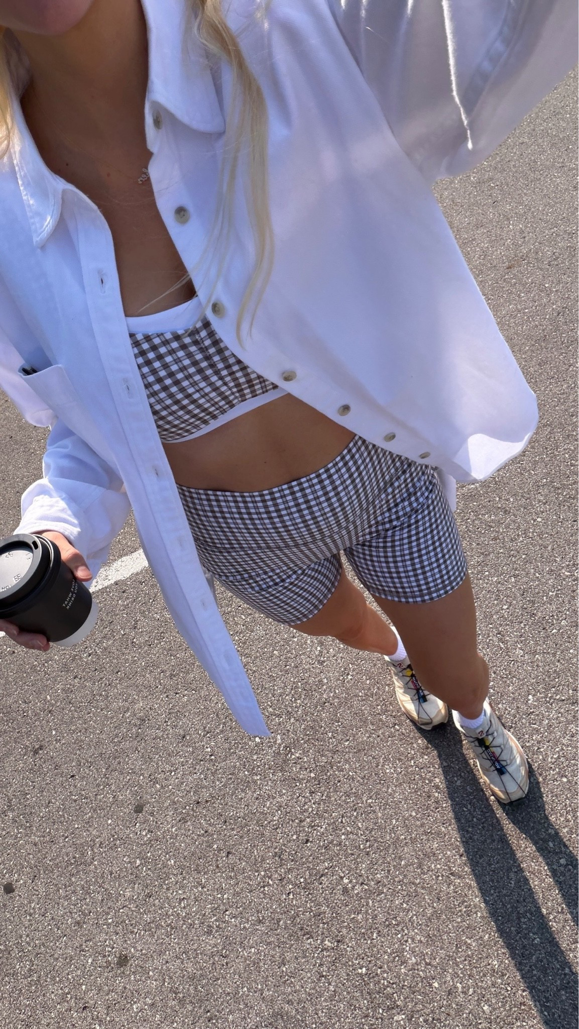 SIZE: med in top, bottoms, and shirt (sized up one), shoes run tts! #kathleenpost

#LTKootd #LTKmomlife #LTKActive