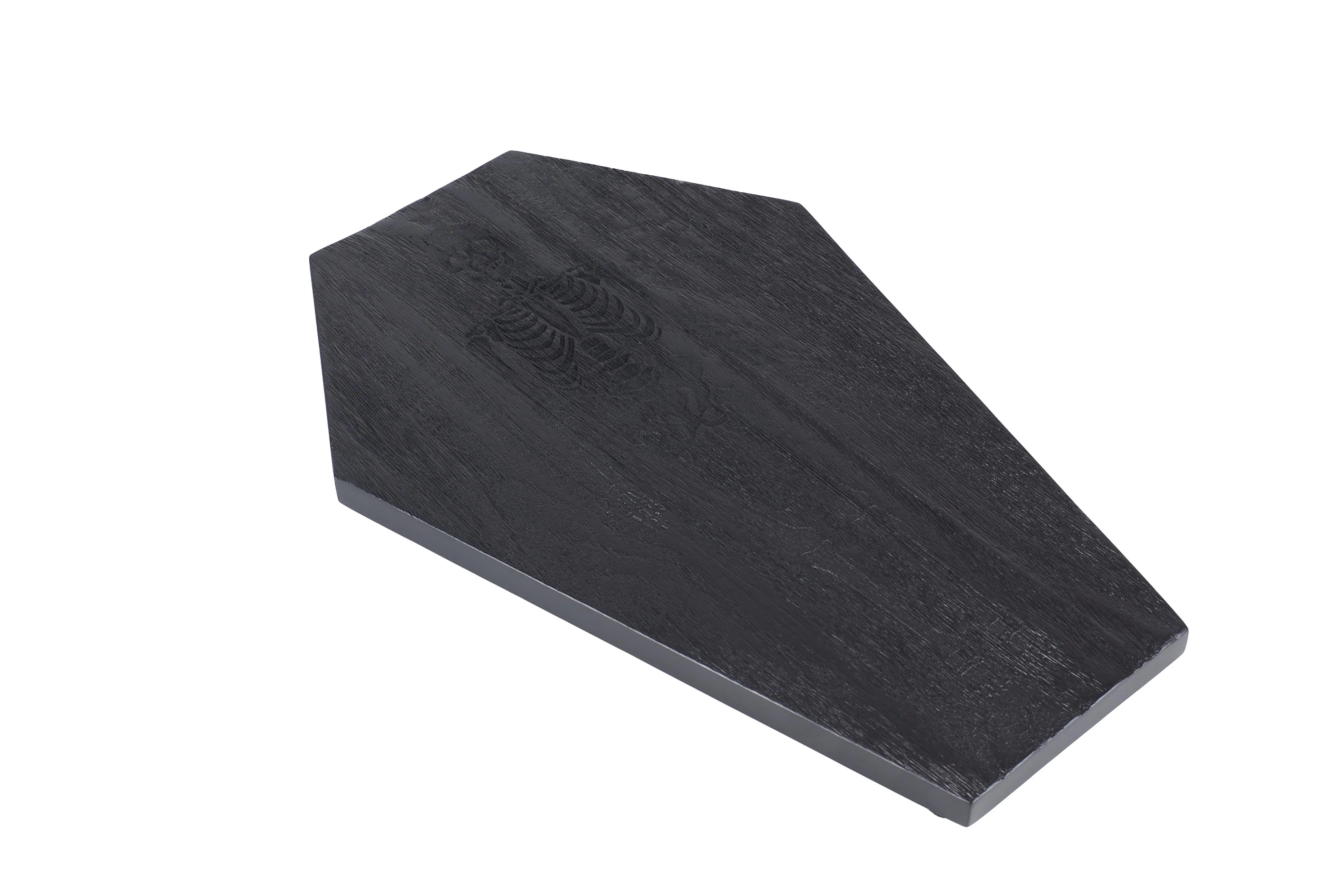 Way to Celebrate Halloween Black Mango Wood Coffin Serving Board | Walmart (US)