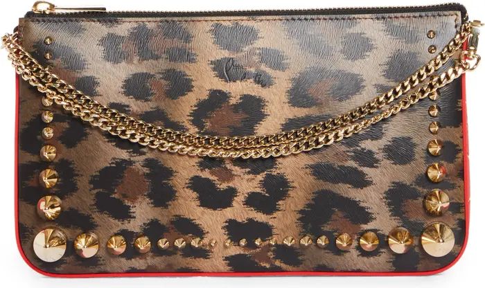 Loubila Leopard Print Clutch | Nordstrom