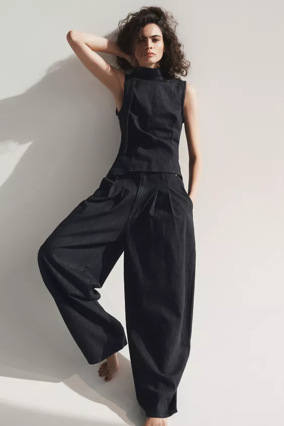 TRF MID-RISE BAGGY JEANS | Zara US