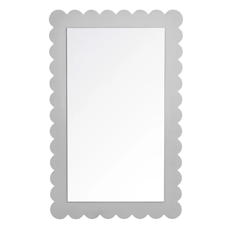 Emmeline Scalloped Rectangle Wall Mirror | Wayfair North America