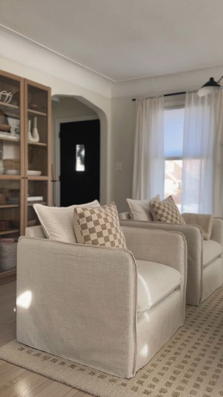 So much to update you on in this living room, but let’s start with the chairs 👏🏼 I found the perfect and affordable linen chairs for this space.  

#LTKhome #LTKfamily #LTKSeasonal