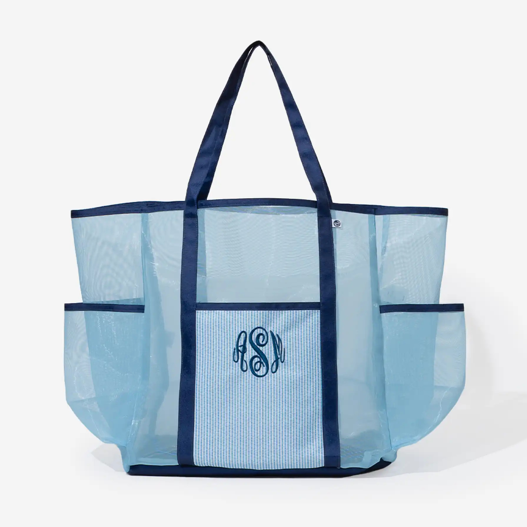Monogrammed Mesh Tote | Marleylilly