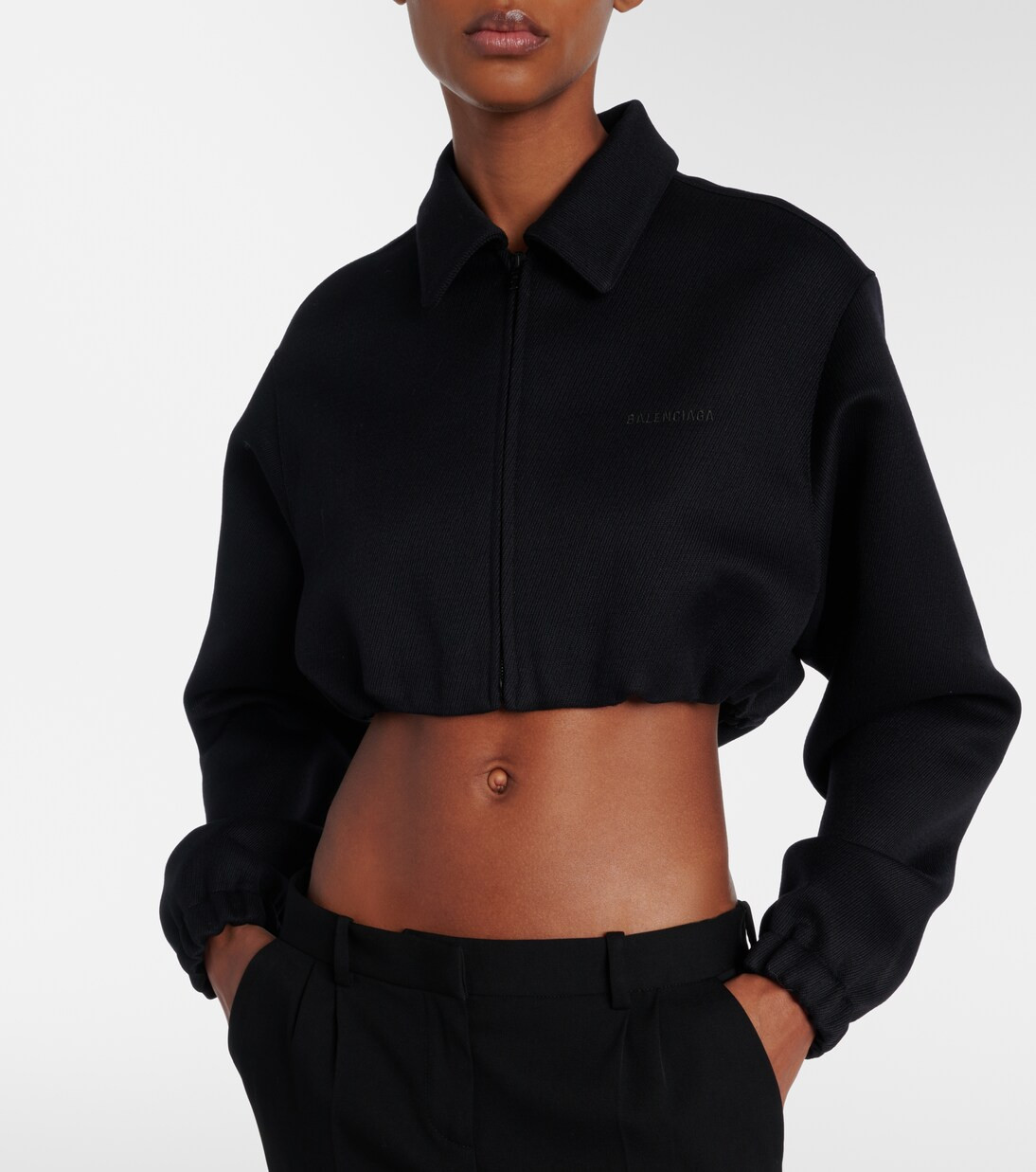 Cropped blouson jacket | Mytheresa (UK)