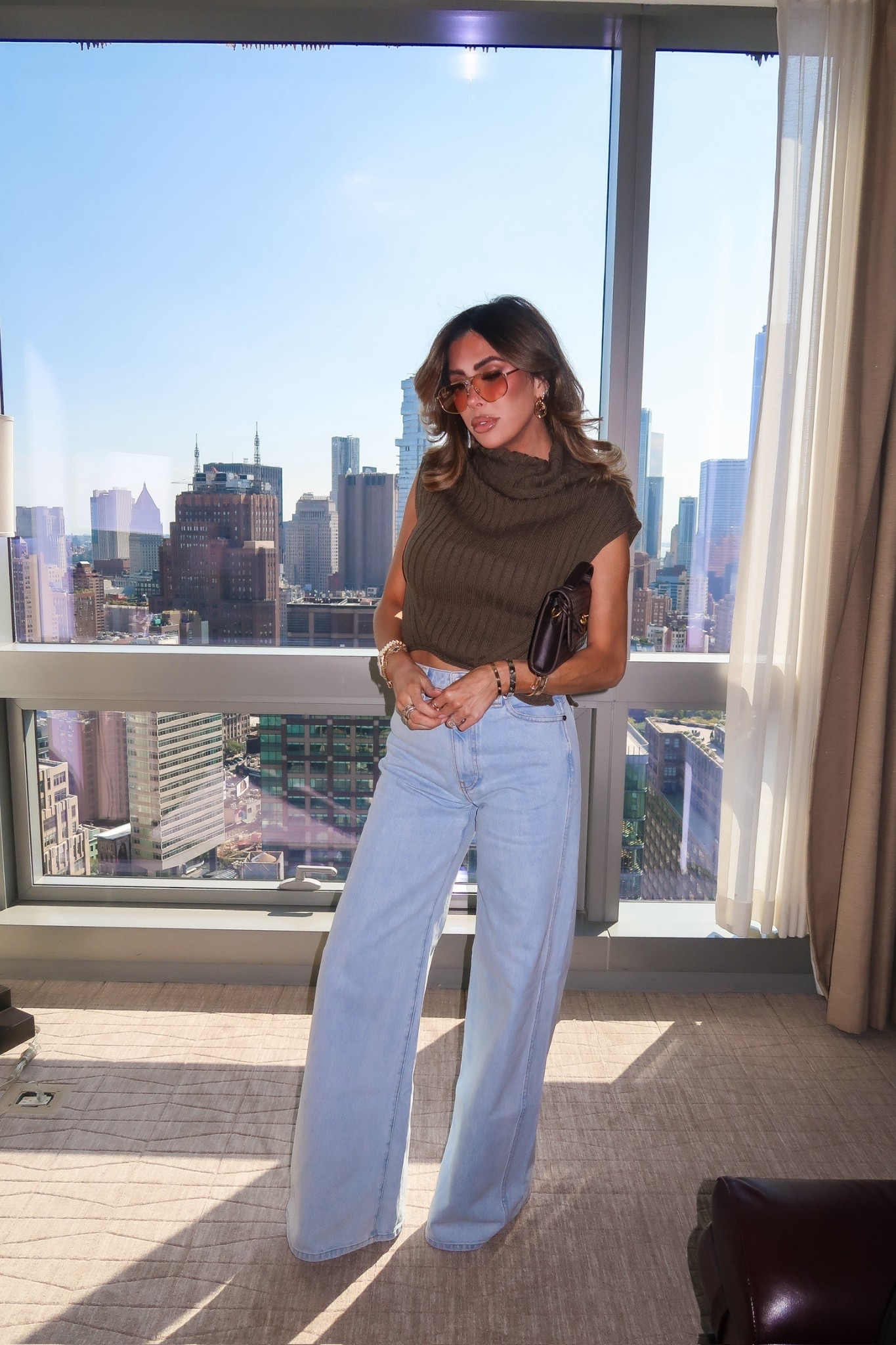 I am wearing a size small in this top & size 26 in jeans! 

NYC, Travel outfit, Pre-fall outfit, Fall outfit, Fall fashion, Sweater, Fall outfit inspo, Jeans, Jacket, Date Night Outfit, Emily Ann Gemma

#LTKStyleTip #LTKItBag #LTKFallSale