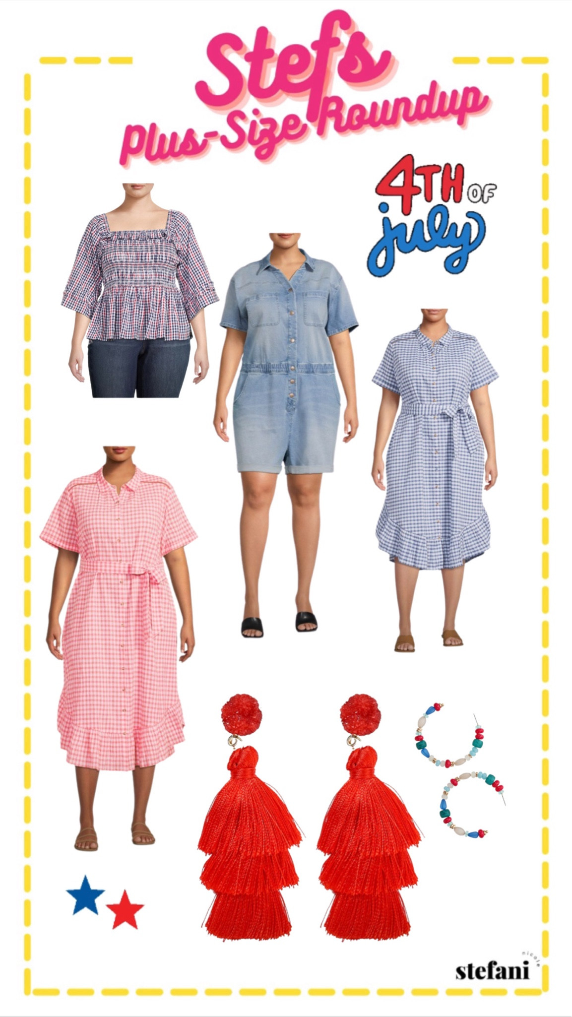 Red white and blue looks! Perfect pieces for the 4th or July 

#LTKSeasonal #LTKFind #LTKcurves