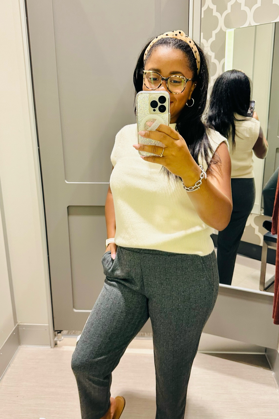 Ummm the most comfortable teacher outfit at Target!! 

Pants // Size Down, I’m wearing a Small 

Top // Also size down, I’m wearing a Medium but I prefer the fit of the Small!

#LTKFind #LTKBacktoSchool #LTKworkwear