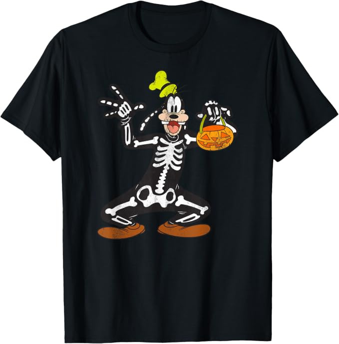 Disney - Goofy Skeleton Halloween T-Shirt | Amazon (US)