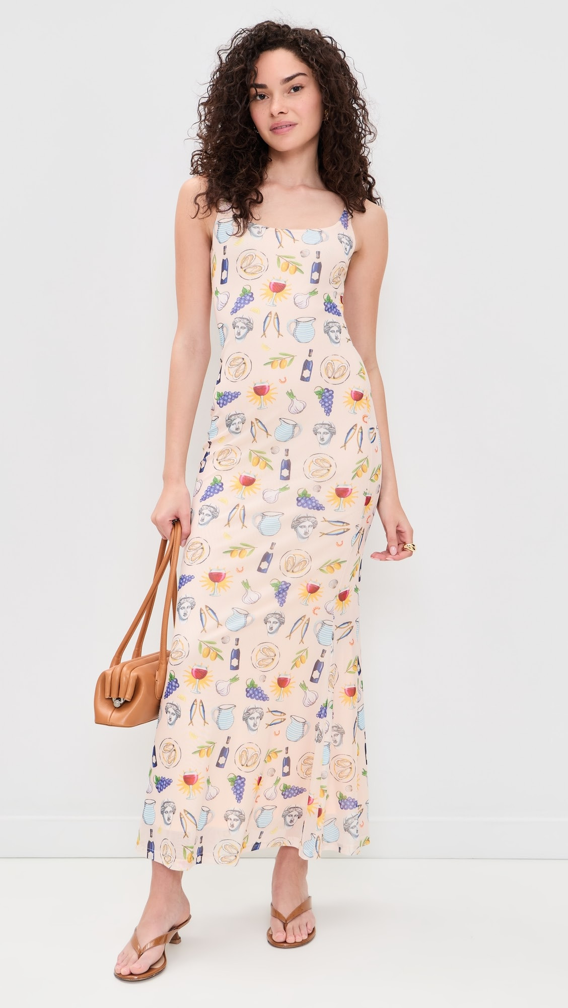 Eurosummer Print Mesh Maxi Dress | Shopbop