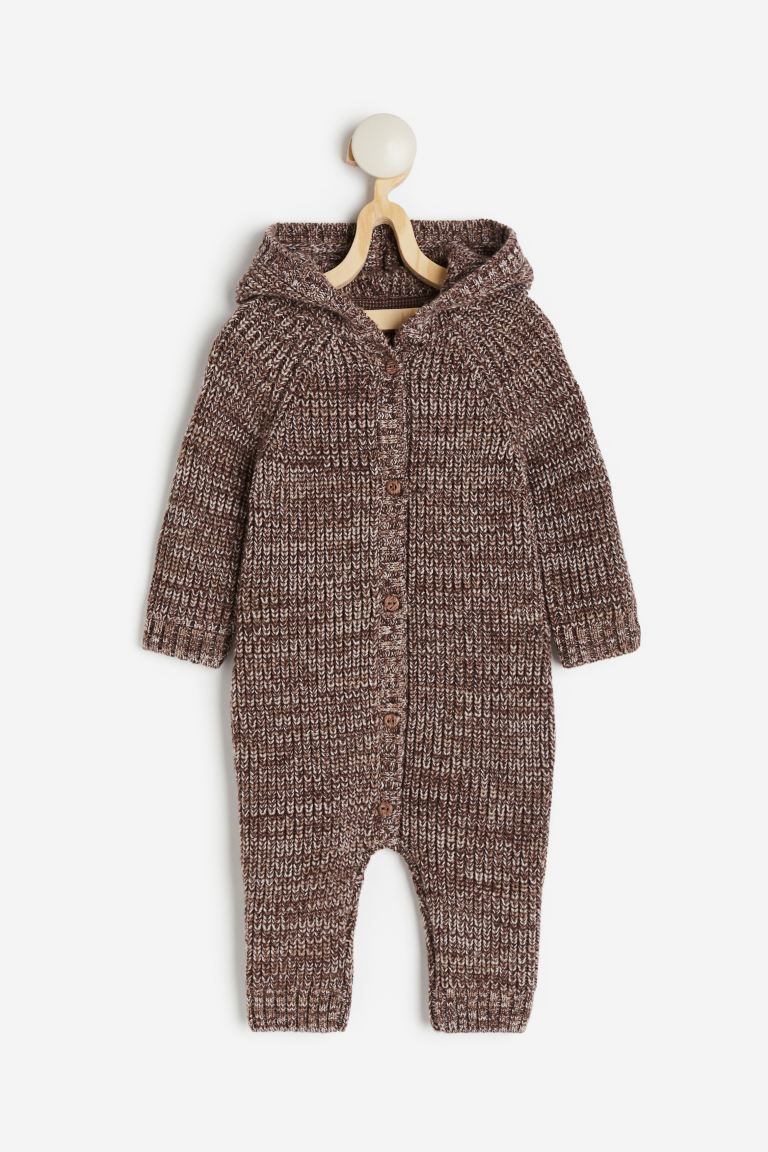Knitted merino wool all-in-one suit | H&M (UK, MY, IN, SG, PH, TW, HK)
