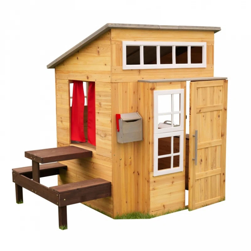 Modern 70.9''x 48.9'' Outdoor Playhouse | Wayfair North America