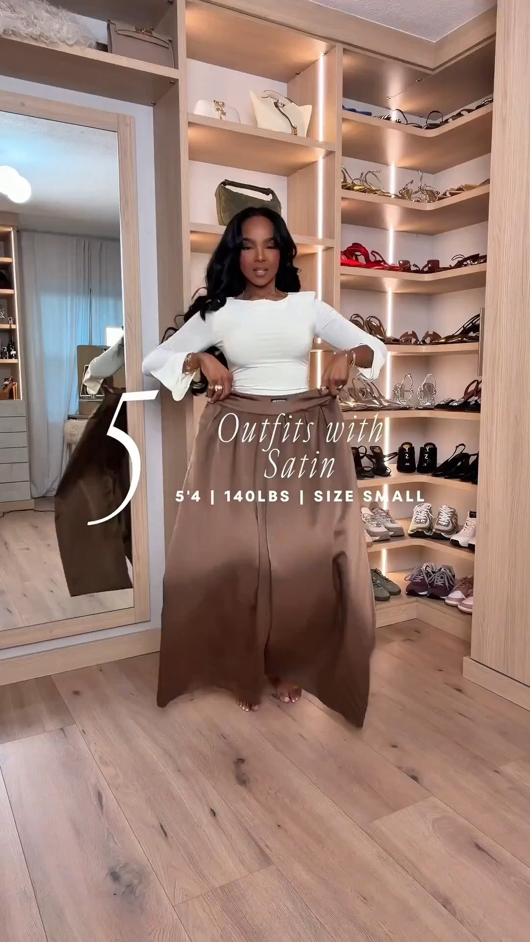 ✨ Satin Simplicity, Elevated

Satin pieces instantly elevate a look, and this skirt proves that simple silhouettes can still feel luxe and intentional. The fluid drape and soft sheen create a polished, effortless vibe that works across seasons. Styled multiple ways, it’s the kind of staple you’ll keep reaching for — which makes the cost per wear drop fast and turns it into a smart long-term wardrobe piece.

Perfect for:
• Date nights
• Dinners or brunch
• Work-to-evening transitions

📏 Sizing:
Top: Small
Skirt: Small

Measurements:
5’4” · 138 lbs · 34D · 27” waist · 40” hips

Save this post for later.

Satin skirt outfit ideas, elevated basics, neutral outfit inspiration, capsule wardrobe staples, chic everyday style, versatile satin styling, cost-per-wear fashion.

Follow me on Instagram and YouTube @kirasfashionfinds

#LTKPetite #LTKootd #LTKgrwm