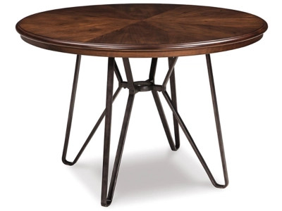 Centiar Round Dining Table with Hairpin Legs | Ashley Homestore