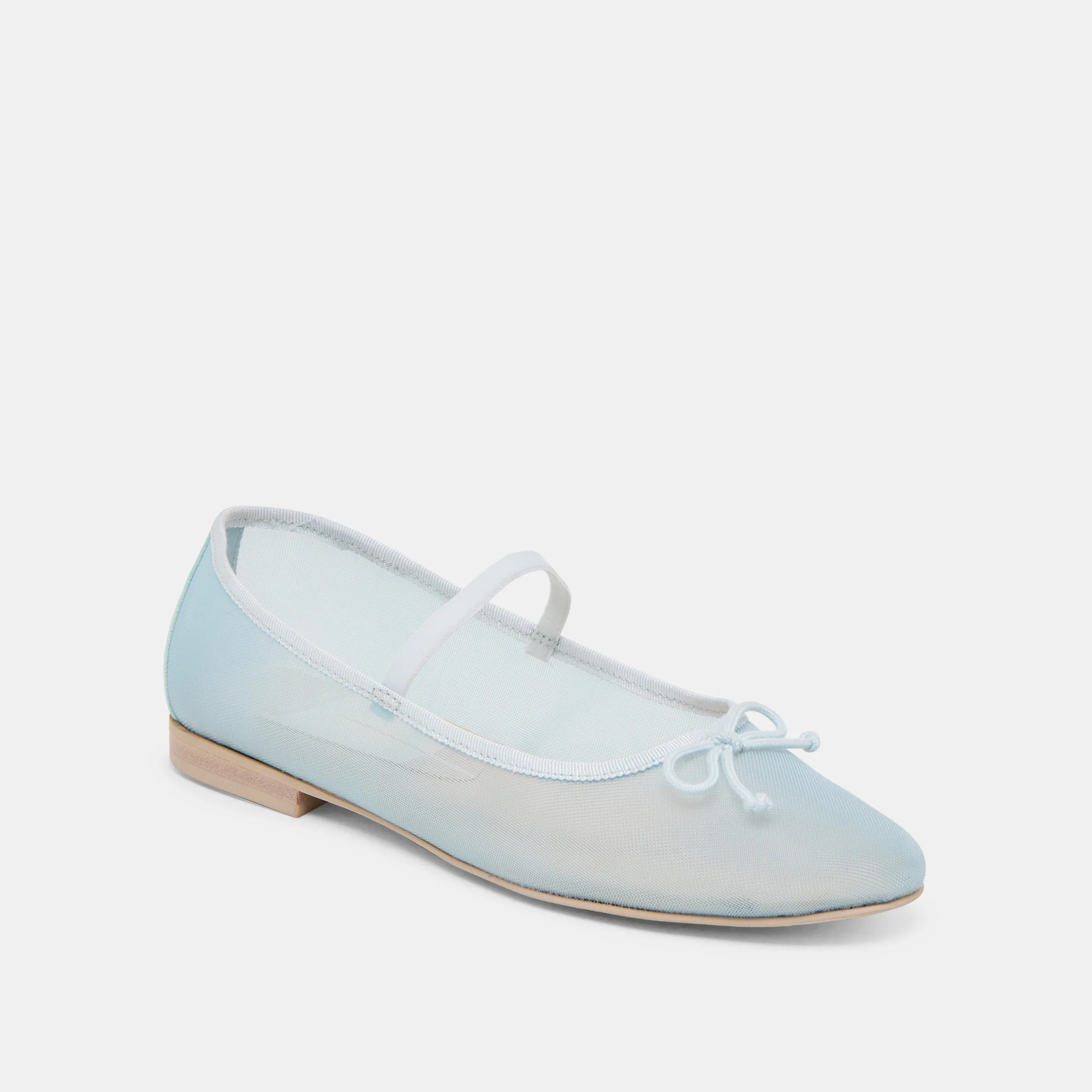 CADEL BALLET FLATS ICE BLUE MESH | DolceVita.com