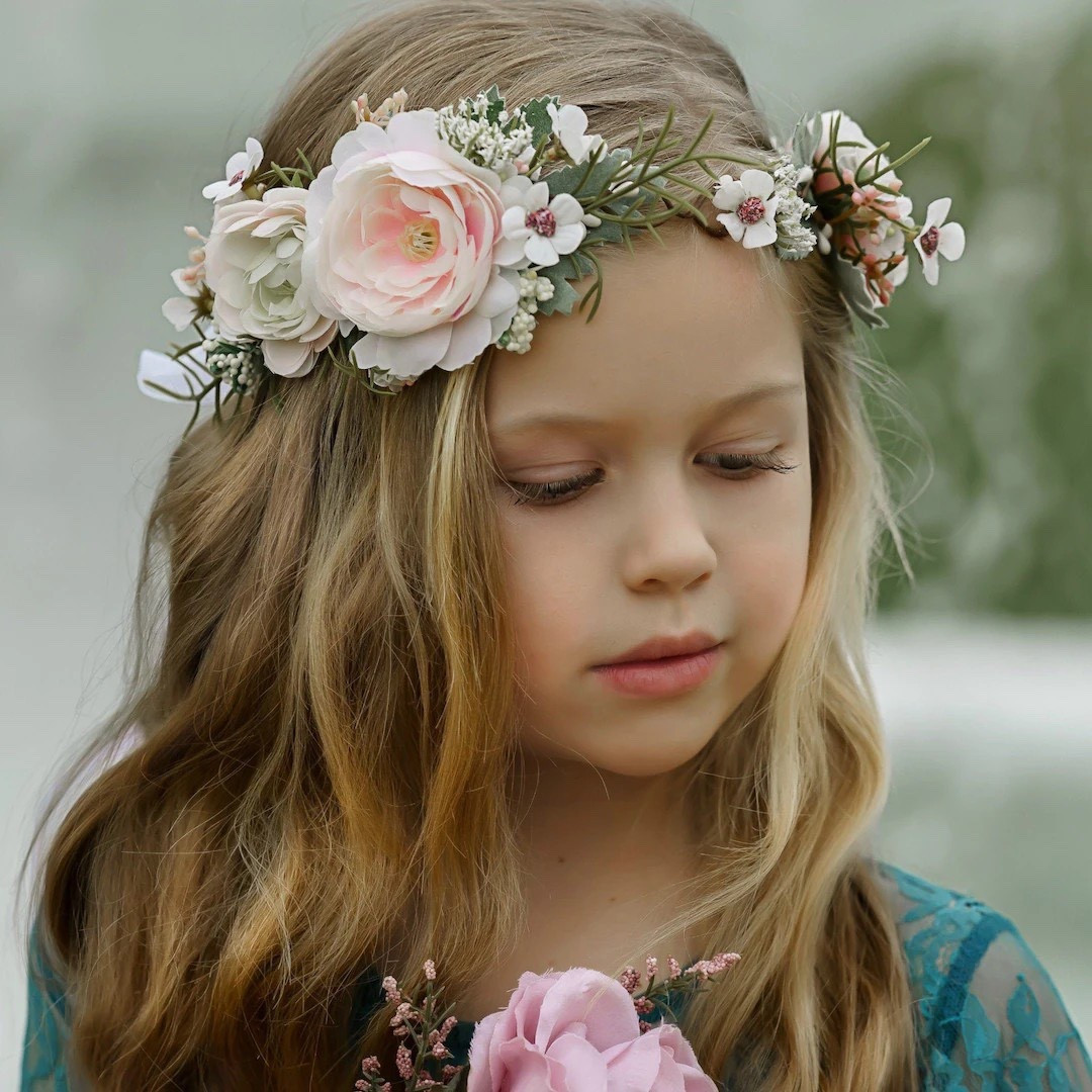 Add a soft, romantic touch to any look with these handcrafted flower crowns by Made by SweetValentina. Designed with beautifully realistic blooms and finished with an adjustable ribbon tie, they offer a comfortable fit for all ages—from little ones to brides. Perfect for weddings, photo shoots, or everyday dress-up, these crowns instantly elevate any outfit with timeless floral charm. 🌸✨ #LTKStyle #FlowerCrown #WeddingAccessories #BridalStyle #PhotoShootReady #BohoStyle #SpringVibes #LTKFinds

#LTKWedding #LTKBaby #LTKKids