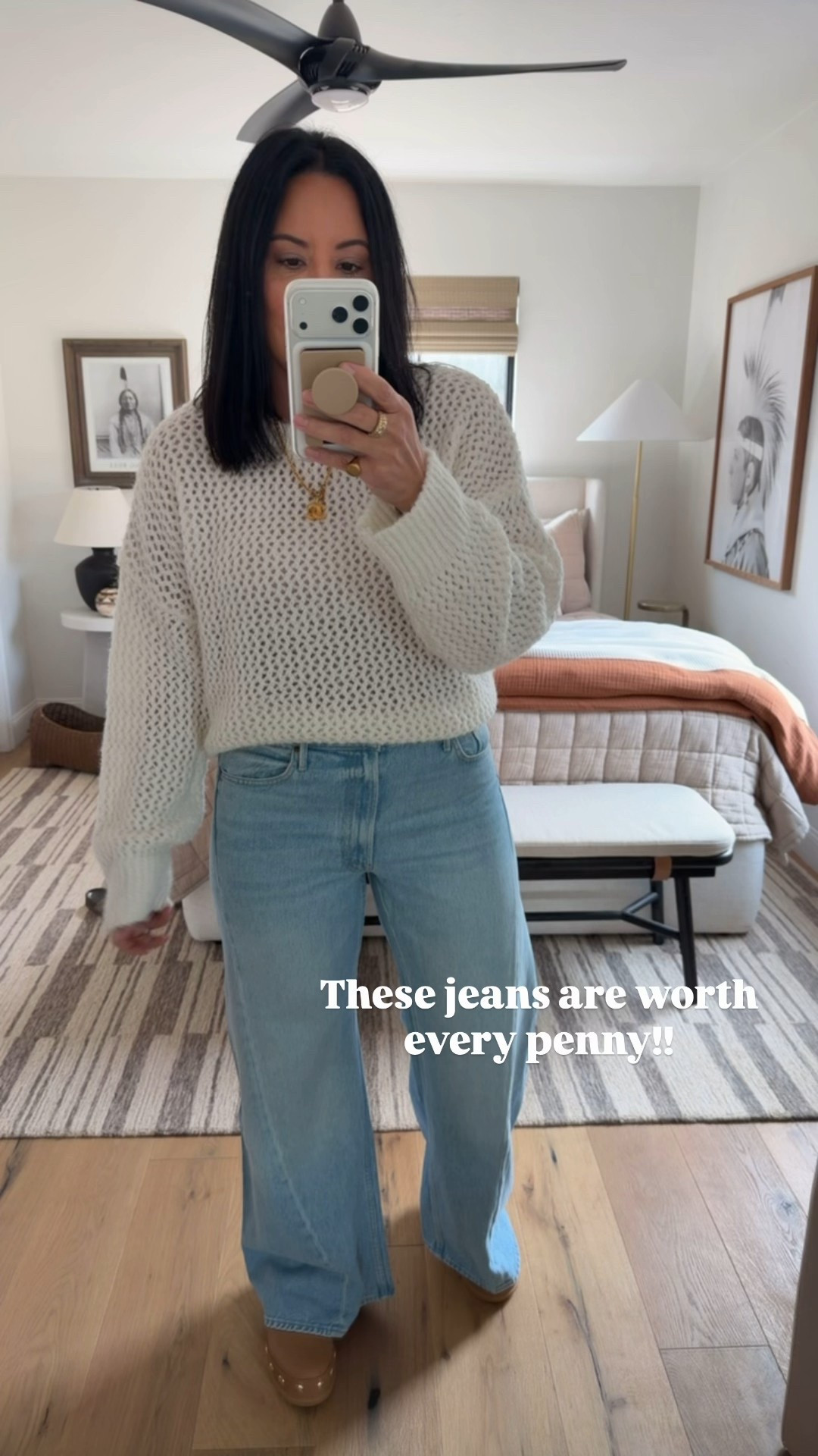 Top size medium (it’s runs BIG so size down, jeans size 30 (I’m a size 8/10), shoes fit tts (I’m a 9.5/10 and did a 10 in these). 

#LTKOver40 #LTKootd