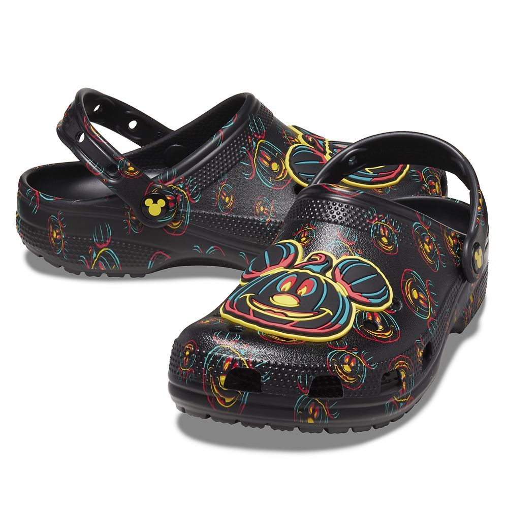 Mickey Mouse Glow-in-the-Dark Halloween Clogs for Adults by Crocs | Disney Store