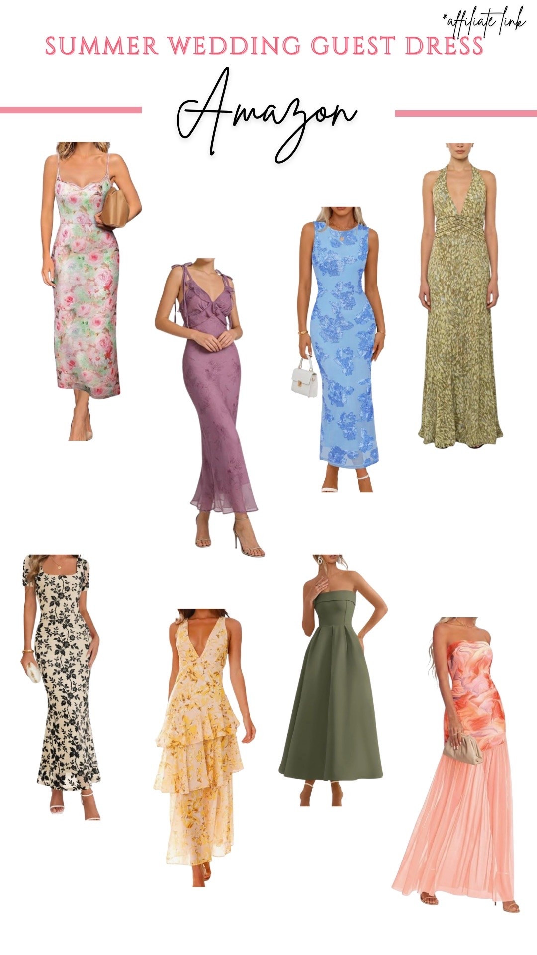 Amazon summer wedding guest dresses