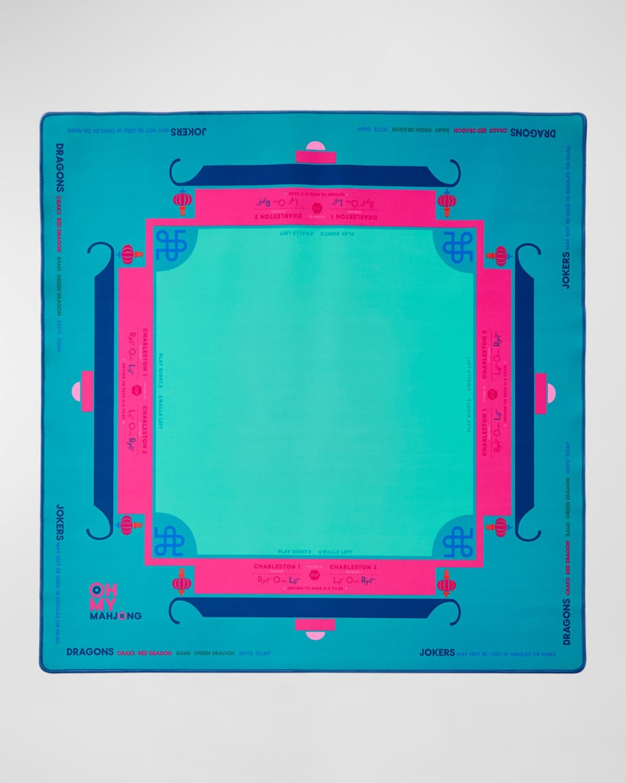 OH MY MAHJONG Shangri-La Neoprene Mahjong Mat | Neiman Marcus
