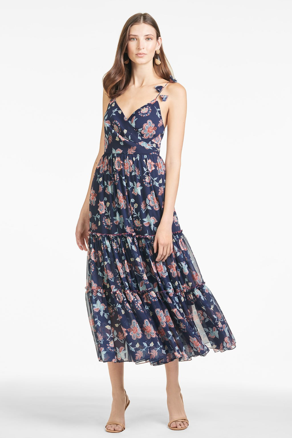 Dalia Dress - Eastern Gouache Botanical | Sachin & Babi