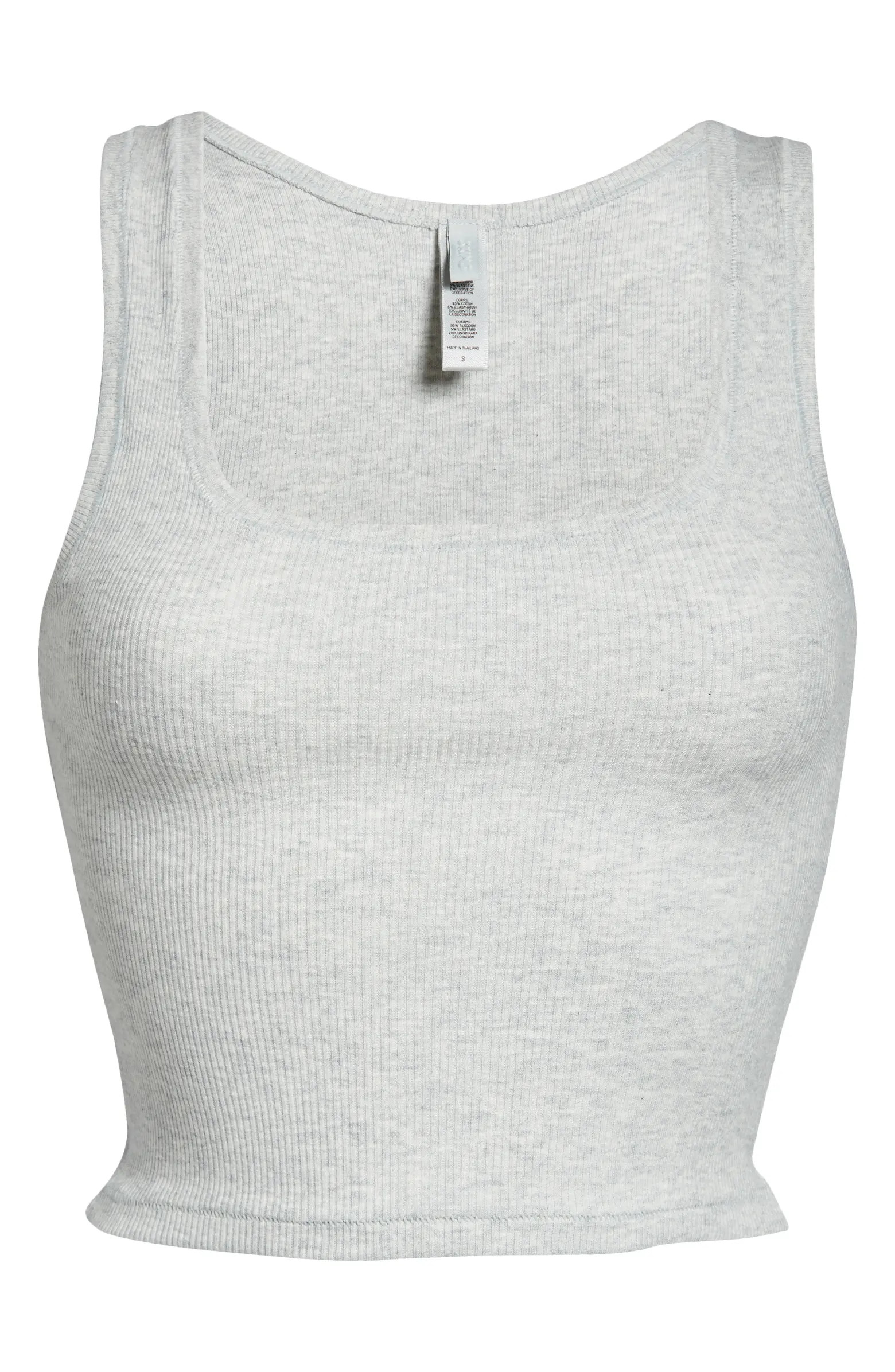 Stretch Cotton Rib Tank | Nordstrom
