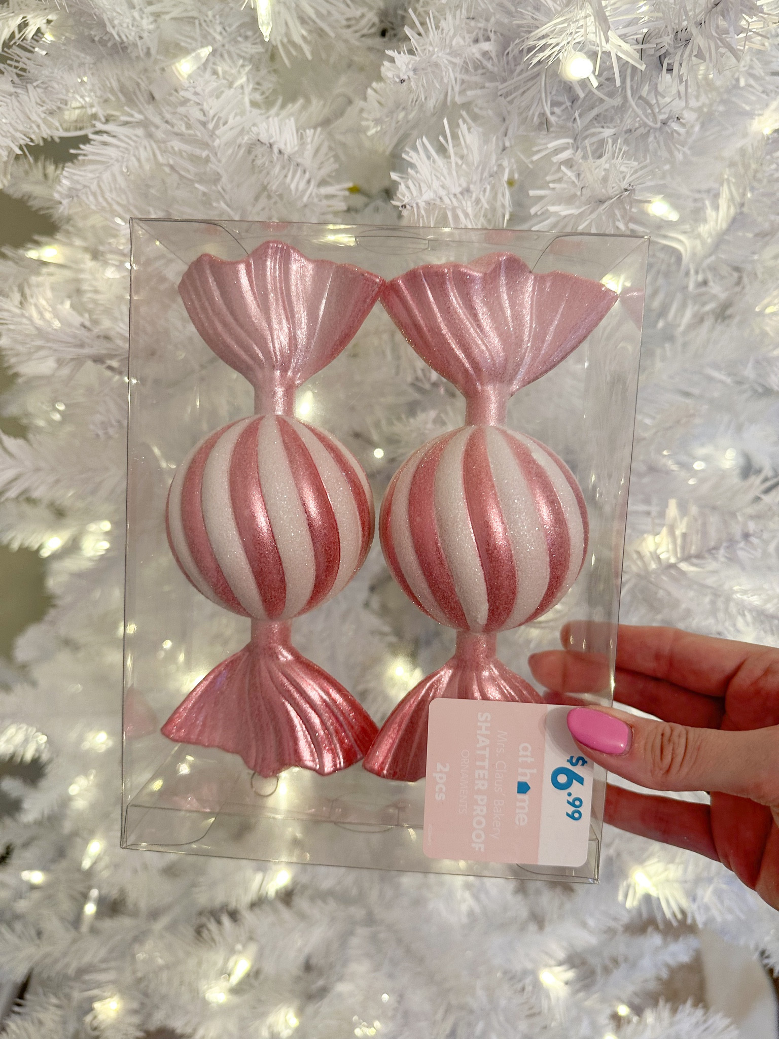 Candy ornaments from Hobby Lobby. They had so many cute pink finds. 

Christmas ornaments, pink Christmas 

#LTKHolidaySale #LTKSeasonal #LTKfindsunder50