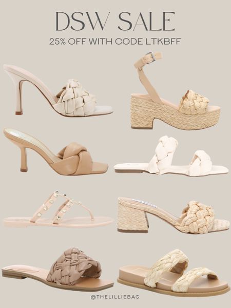 DSW sale! 25% off with code LTKBFF 

Sandals. Slides. Heels. Spring shoes  

#LTKsalealert #LTKshoecrush #LTKSeasonal