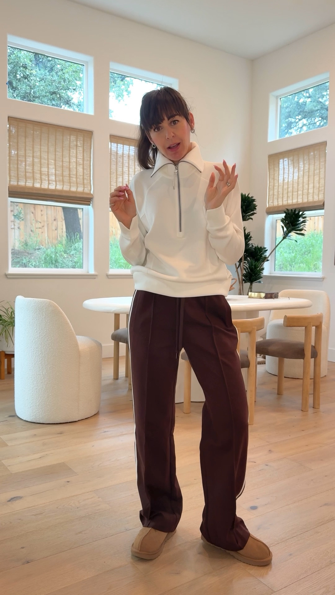 I have to add my air essentials half zip and a pair of track pants - these are under $40 to my list of better than basic closet essentials. 
 
Copy and paste this link to see them all:

https://closetchoreography.com/you-dont-need-a-new-wardrobe-you-need-better-basics/
