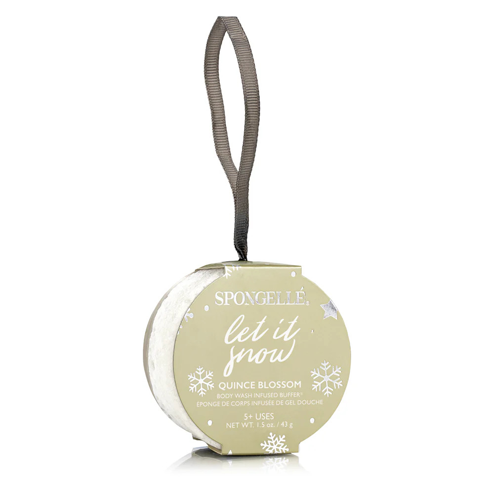 Let It Snow | Holiday Ornament | Spongelle