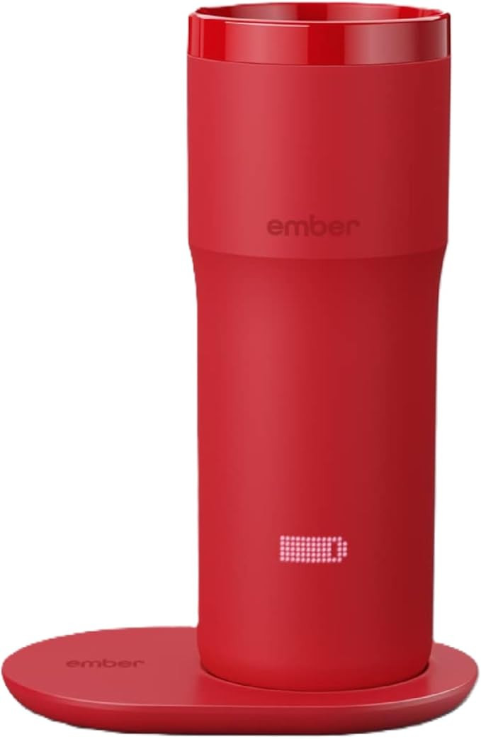 Ember Temperature Control Travel Mug 2, 12 Oz, App-Controlled Heated Coffee Mug, RED (Renewed) | Amazon (US)