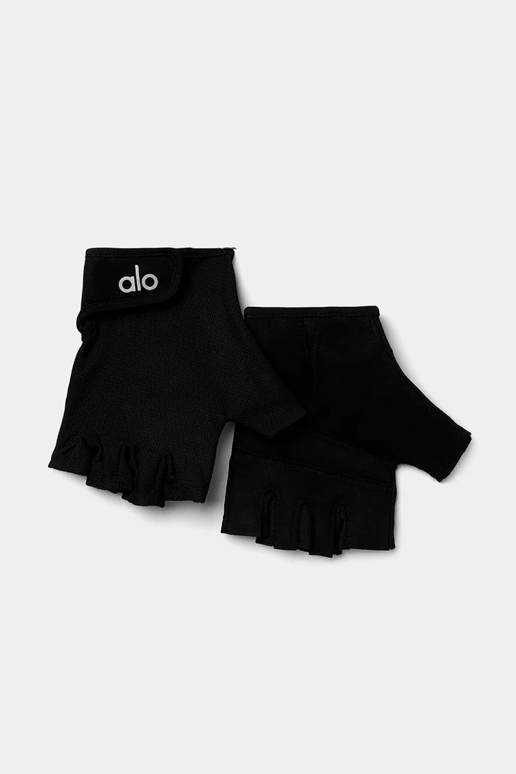 Power Moves Workout Gloves - Black | Alo Yoga (US)