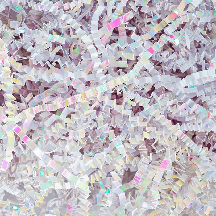 Uptotop 1 LB Supply Crinkle Cut Paper Shred Filler for Gift Wrapping Basket Filling, Birthday, Ch... | Amazon (US)