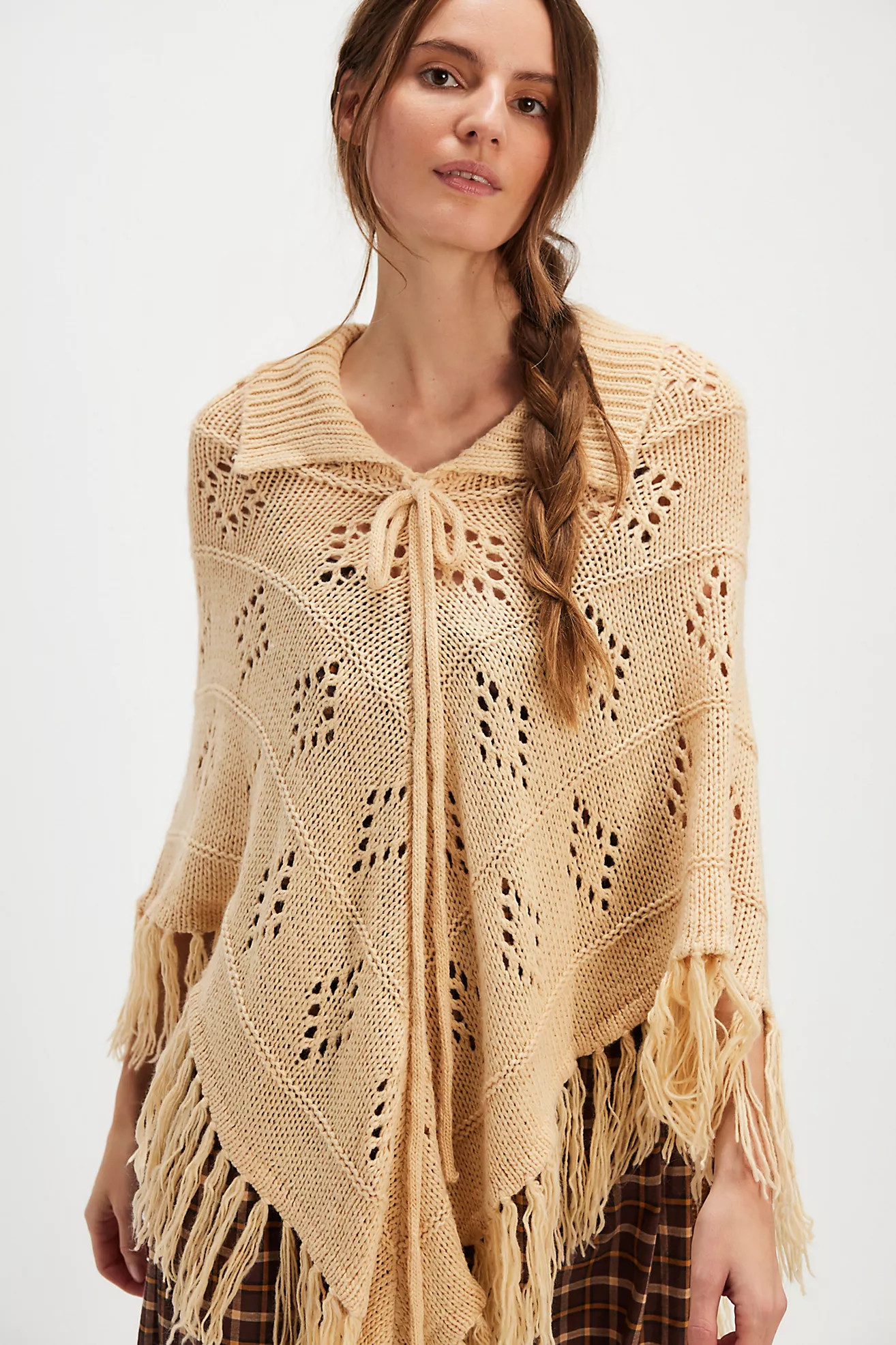 Eyelet Knit Poncho | Free People (Global - UK&FR Excluded)