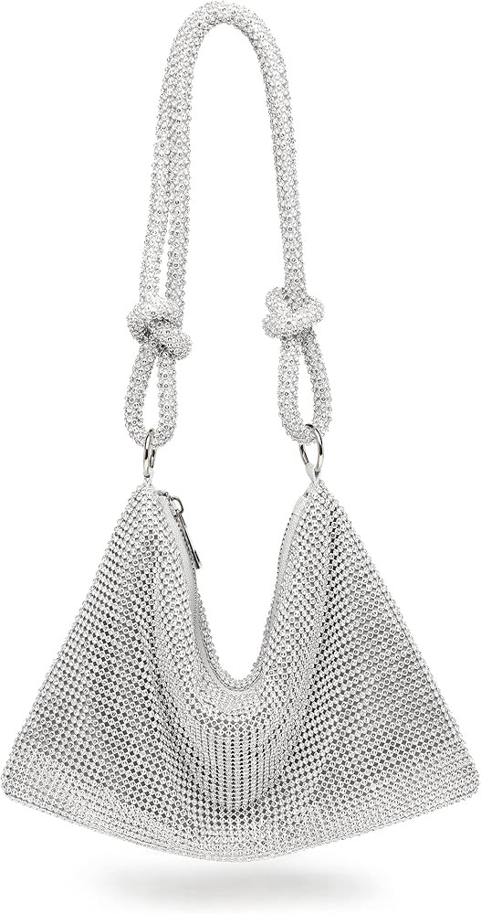 Covelin Womens Fashion Shiny Diamond Handbag Tote Shoulder Evening Bag | Amazon (US)