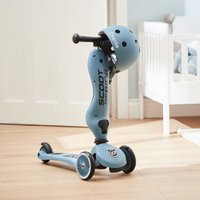 Personalised Scoot and Ride Steel Blue Highway Kick 1 Scooter & Helmet Gift Set | My 1st Years (Global)